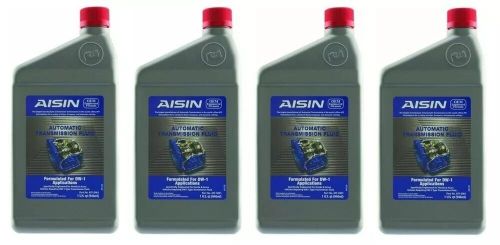 Aisin set of 4 automatic transmission fluids atfdw1 for honda acura isuzu saturn