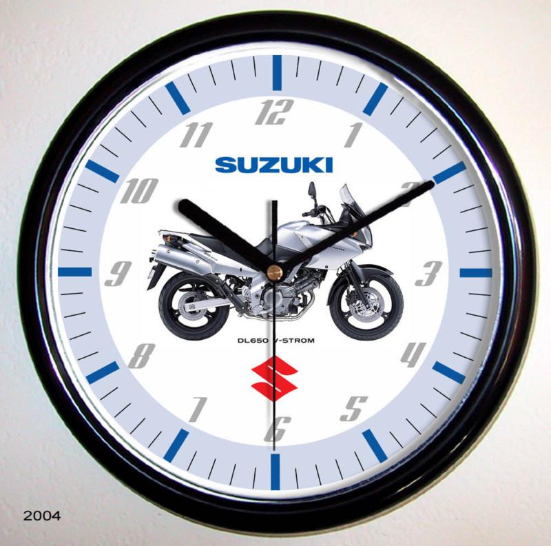 Suzuki dl650 v-strom motorcycle wall clock vstrom 2004 2010