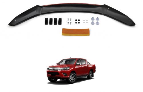 BLACK STX Bonnet Guard Protector - Bug/Stone Shield for TOYOTA HILUX 2016-2020, US $, image 23