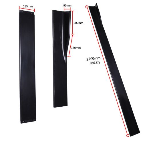 86.6''/2.2M Side Skirt Extension Splitter Rocker Panel Lip For Chevrolet Cruze, US $75.15, image 7
