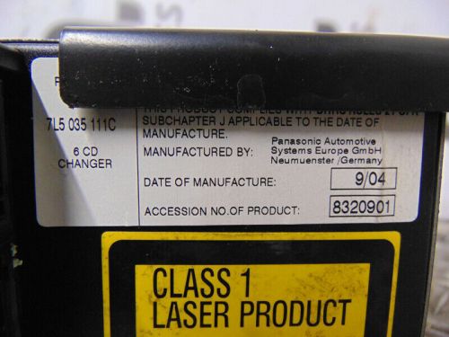 PORSCHE CAYENNE CD CHANGER 99764514002 2004, US $, image 6