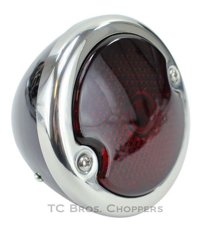 Black 33 ford replica tail light sportster xs650 cb750 triumph harley bobber bsa