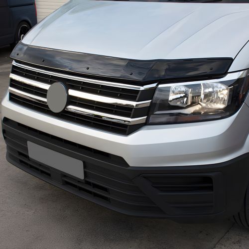 Plastic front stone &amp; bug deflector hood deflector fit vw crafter (2018-2024)