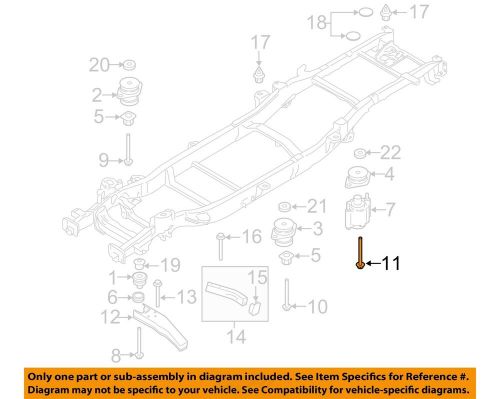 FORD OEM Frame-Mount Bolt W718645S900, US $25.56, image 2