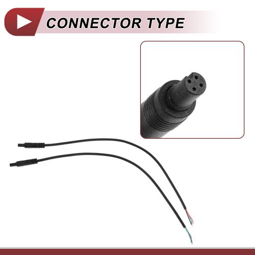 Reverse Rear View Parking Camera Video Cable 0.98ft 4Pin Female Black 2 Pcs, US $8.49, image 4