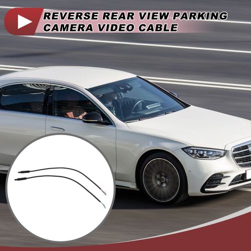 Reverse Rear View Parking Camera Video Cable 0.98ft 4Pin Female Black 2 Pcs, US $8.49, image 7