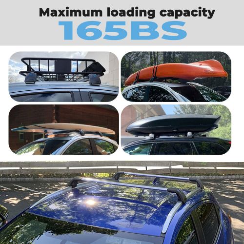 2PCS Lockable Cross Bars for Hyundai Santa Fe XL 2013-2020 Roof Rack Cargo, US $89.00, image 2