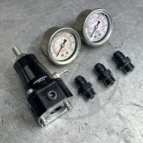 Jackspania Aero Style Fuel Pressure Regulator 6AN With Extra Fuel Pressure Gauge, US $28.95, image 4