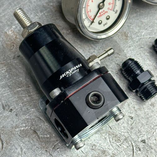 Jackspania Aero Style Fuel Pressure Regulator 6AN With Extra Fuel Pressure Gauge, US $28.95, image 5