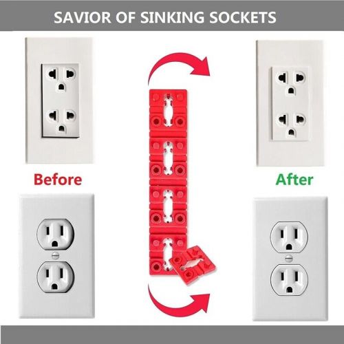 Switch and socket spacers, socket spacers for elek7266-