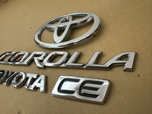 FREE SHIP! OEM 2003-2008 04 05 06 07 08 TOYOTA COROLLA CE REAR BADGE EMBLEM Set, US $19.99, image 2