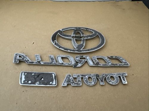 FREE SHIP! OEM 2003-2008 04 05 06 07 08 TOYOTA COROLLA CE REAR BADGE EMBLEM Set, US $19.99, image 4