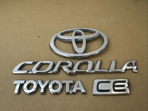 FREE SHIP! OEM 2003-2008 04 05 06 07 08 TOYOTA COROLLA CE REAR BADGE EMBLEM Set, US $19.99, image 5