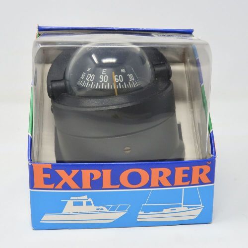 NEW Vintage Ritchie B-51 Magnetic Explorer BOAT Compass Surface Mount Black USA, US $69.95, image 4