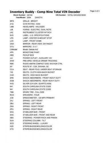 Rear Axle 2WD Round Cover 10 Bolt 8.25" Ring Gear Fits 03-04 DAKOTA 294701, US $550.00, image 5