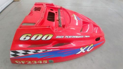1999 Polaris 600 XC SP Gen II Chassis Hood Shroud Front Cover Cab Red No Cracks, US $114.99, image 8