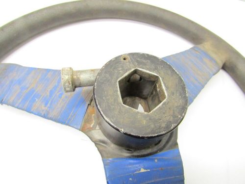 3 Spoke 17" Steering Wheel IMCA UMP WISSOTA DEMO DERBY FIGURE 8 SWEET MFG #2, US $35.00, image 4