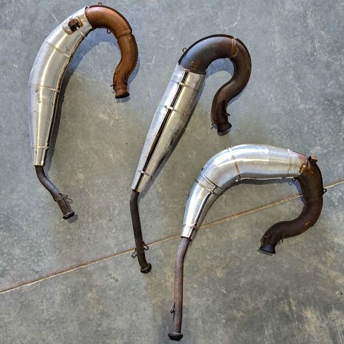 96 Polaris XCR 600 SP Snowmobile Triple Exhaust Pipes, US $400.00, image 7