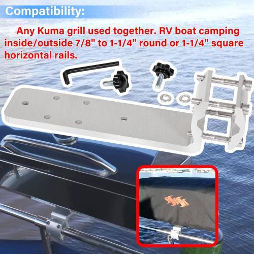 Stow N' Go Grill Rail Mount Bracket for Any Kuma Grill and RV Boat Camping 58182, US $44.49, image 4