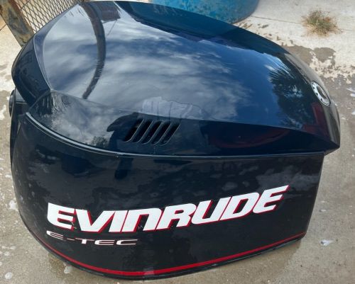 Evinrude Etec Engine Cover Cowling 0285654 '06 up 225-250hp FRESHWATER!, US $294.00, image 2