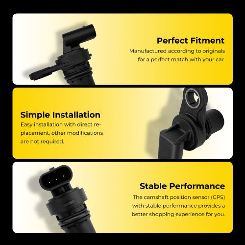 2x Camshaft Position Sensor For Jeep Compass Patriot Renegade Cherokee 5033308AB, US $19.99, image 2