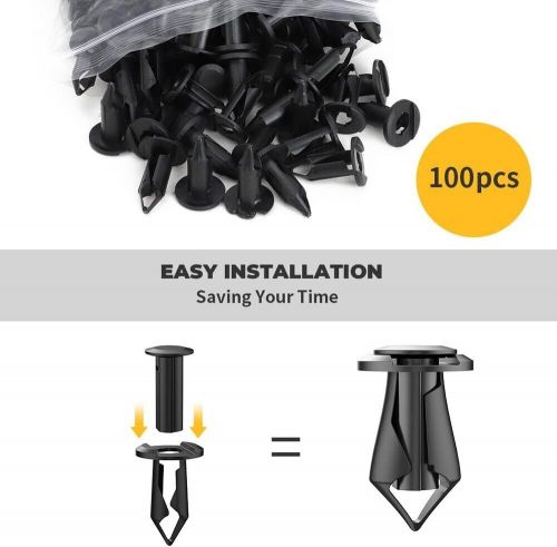 100X Fender ATV Clips Fasteners Push Retainer for Honda Suzuki Kawasaki Polaris, US $8.09, image 4