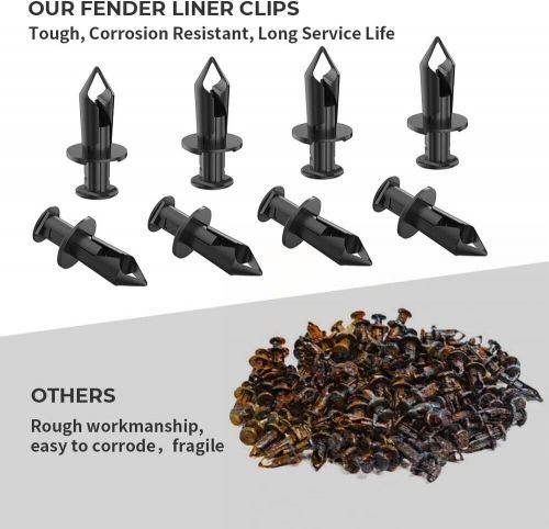 100X Fender ATV Clips Fasteners Push Retainer for Honda Suzuki Kawasaki Polaris, US $8.09, image 5