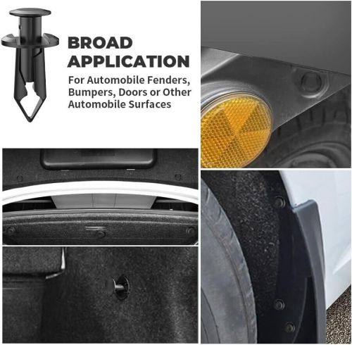 100X Fender ATV Clips Fasteners Push Retainer for Honda Suzuki Kawasaki Polaris, US $8.09, image 6