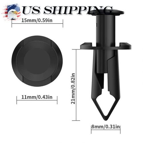100X Fender ATV Clips Fasteners Push Retainer for Honda Suzuki Kawasaki Polaris, US $8.09, image 7