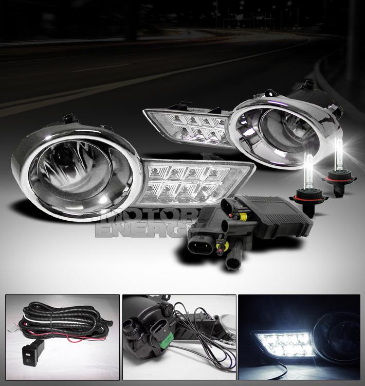 Find 2008 2009 2010 TOYOTA HIGHLANDER BUMPER JDM FOG LIGHT+6000K HID