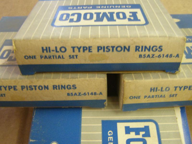 NOS OEM Ford 1955 1956 1957 Thunderbird Fairlane Piston Ring Set 292ci Std. Bore, US $109.00, image 3