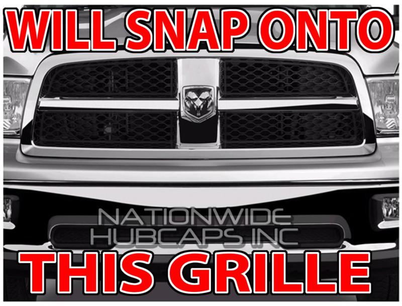 RAM 1500 CHROME Snap On Grille Overlay Honeycomb Grill Insert Trim FREE SHIPPING, US $109.00, image 4