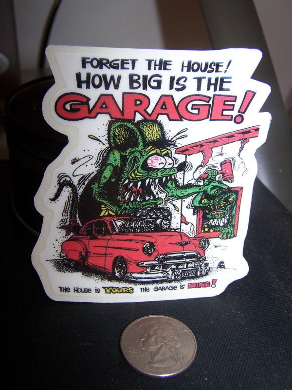 Forget the house - how big is the garage  - sticker 