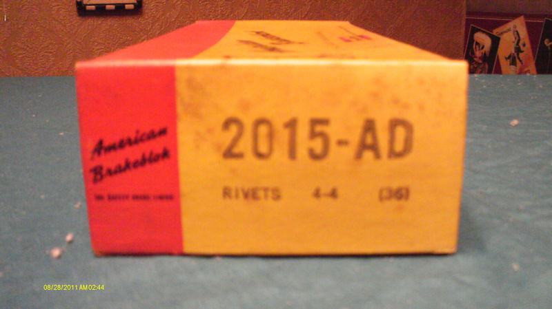 Nos american brakeblok 2015 ad new in box  brake shoes vintage hudson pontiac