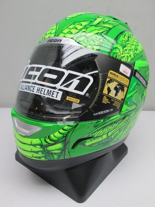 Icon alliance speedmetal motorcycle helmet large