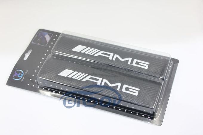 A Pair carbon fiber Car Seat belt Cover Shoulder Pad Pads For Mercedes Benz AMG, US $14.88, image 6