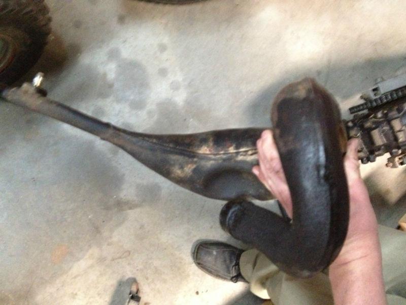 1993 - 2001 yamaha yz80 exhaust pipe expansion chamber parts bike yz 80 97