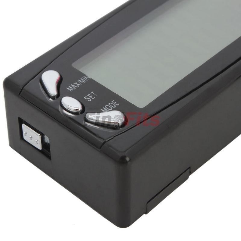 New Digital Auto Car Thermometer Temperature Time Alarm Clock High Quality, US $9.59, image 3
