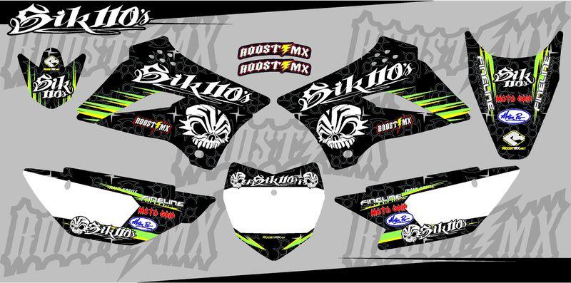 Kawasaki klx110 and l model  - sik110's graphics kit  (2010-2013)