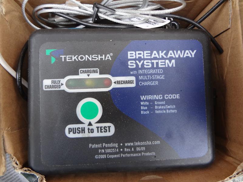 Tekonsha  breakaway system withe integrated multi-stage charger