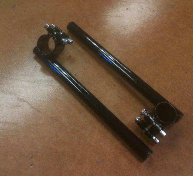 Find 33mm Clip On Handlebars Black 7/8 inch/22mm diameter CafeRacer