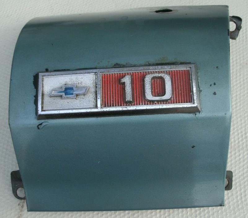 1965 65 chevrolet chevy pickup truck c10 fender extension emblem antenna rh oem