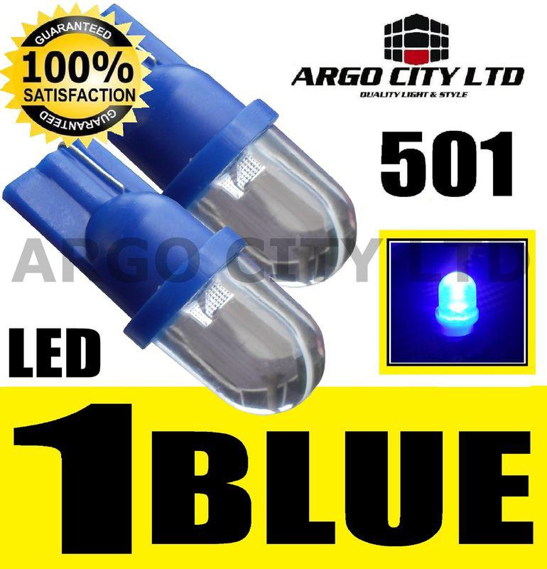 501 LED BLUE SIDELIGHT BULBS VAUXHALL CALIBRA MOVANO, US $1.63, image 1