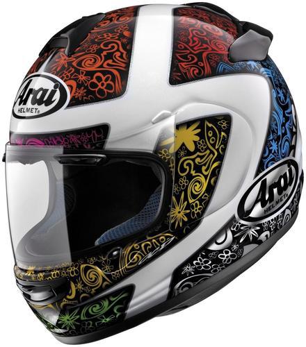 Arai vector 2 graphics motorcycle helmet bright small