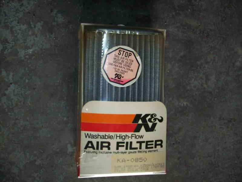 K&n air filter ka-0850 kz550 zx550 kz-550 zx-550  12123