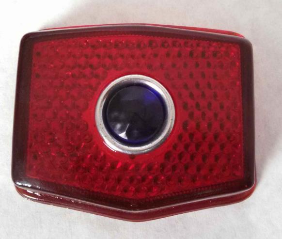 LYNX EYE BLUE DOT TAIL LIGHT for '41-47 PONTIAC - GLASS! B-434 - N.0.S., US $22.00, image 2
