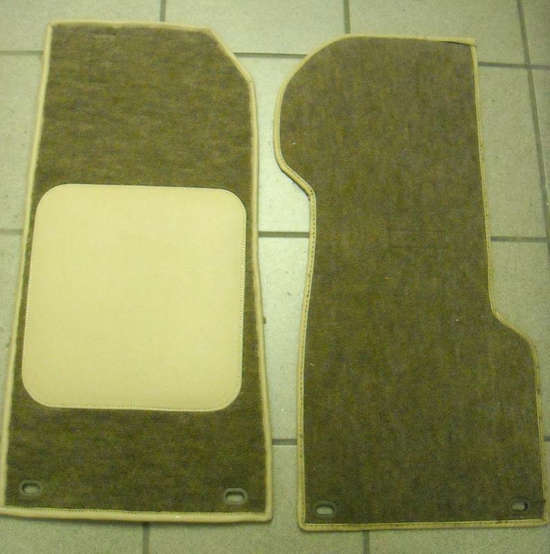 Fresh front floor carpet set for 1992-1993 jaguar xjs coupe & convertible - new!