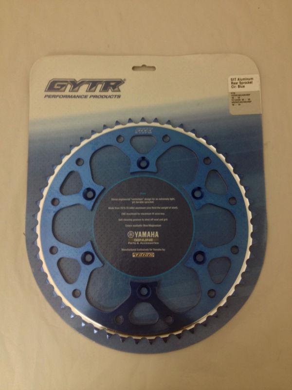 Gytr blue rear 51 tooth sprocket yamaha yz250f yz450f wr450f wr250f yz250 yz125