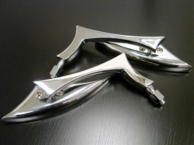 SPEAR CUSTOM CHROME MINI MIRRORS for Suzuki GSXR 600 750 1000 1300 Hayabusa GSX, US $15.95, image 3