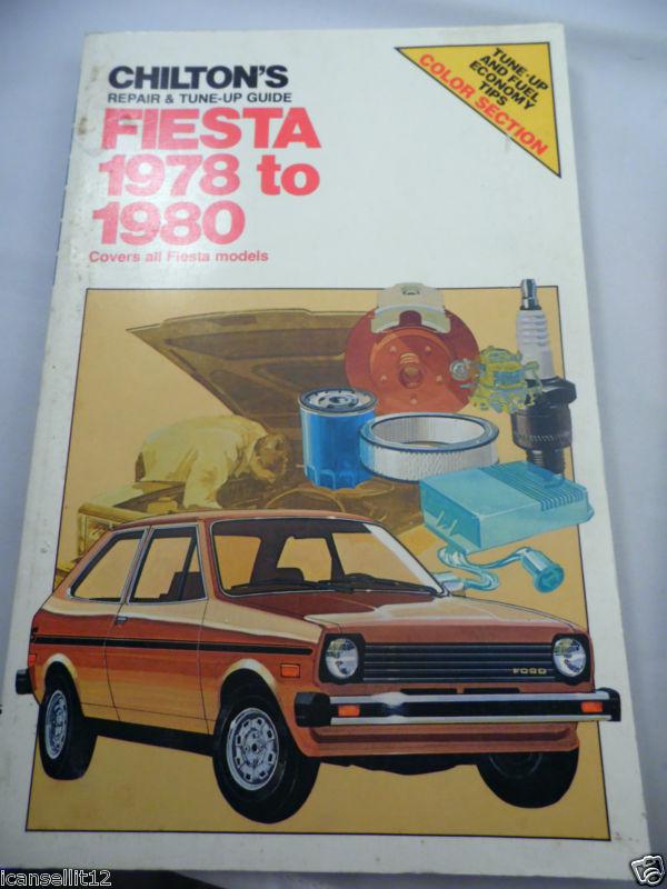 Chilton's fiesta 1978 to 1980 part no.6846